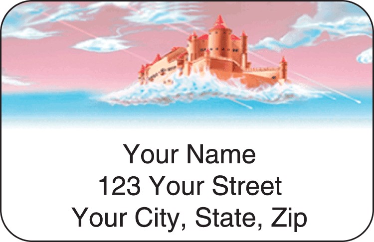 fantasyland address labels - click to preview