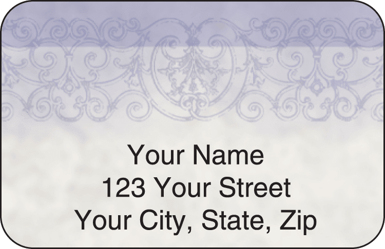 Filigree Address Labels - click to view larger image