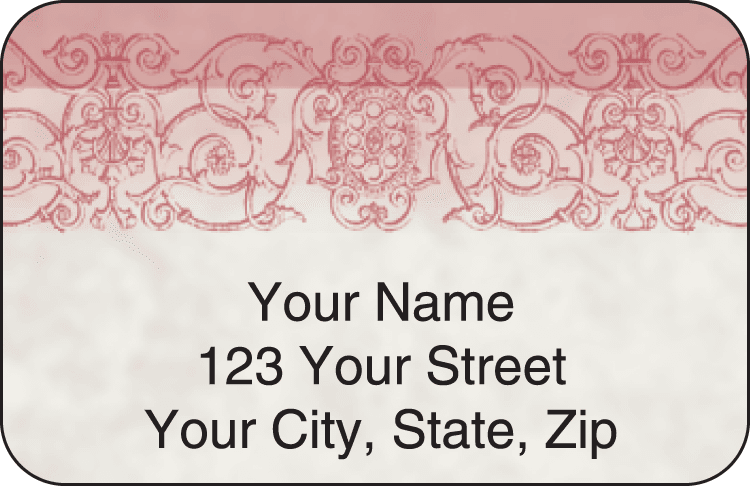 filigree address labels - click to preview