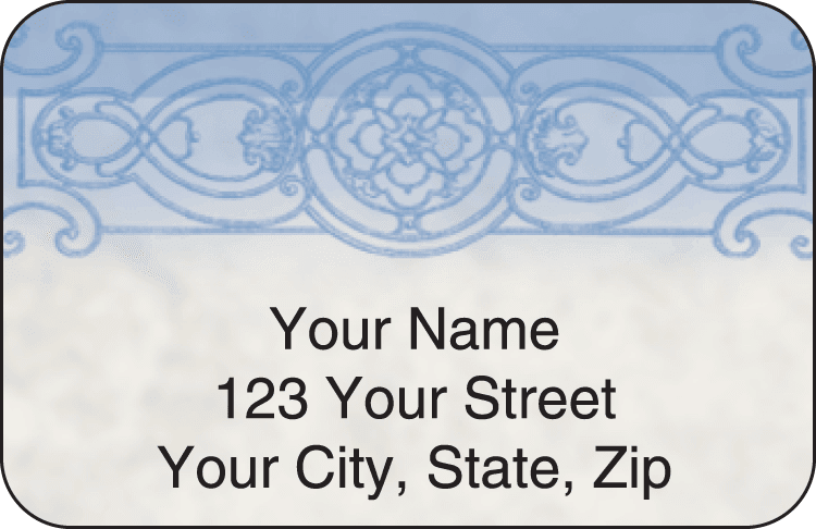 filigree address labels - click to preview