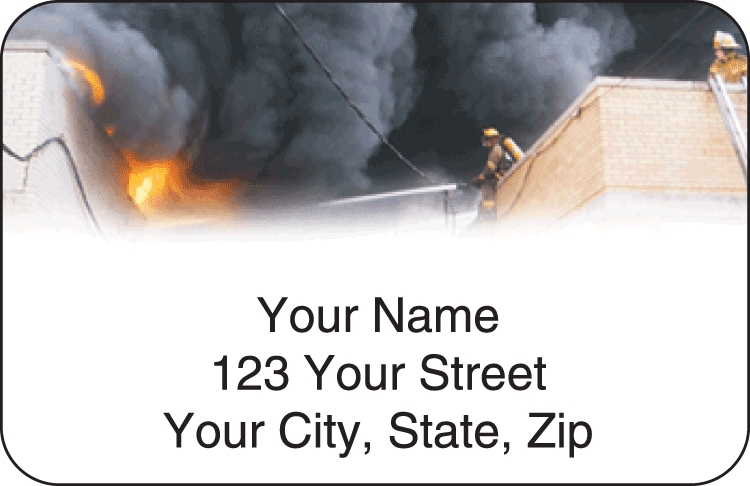 Fire & Rescue Address Labels - click to view larger image