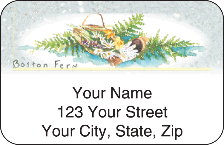 Garden Shed Address Labels - click to view larger image