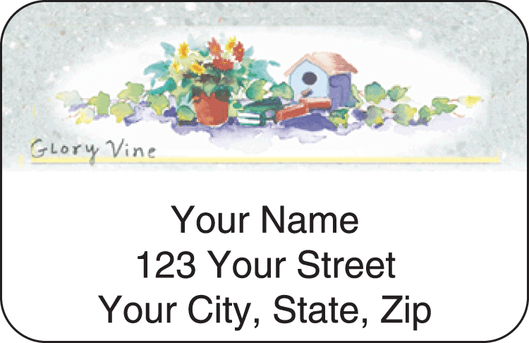 garden shed address labels - click to preview