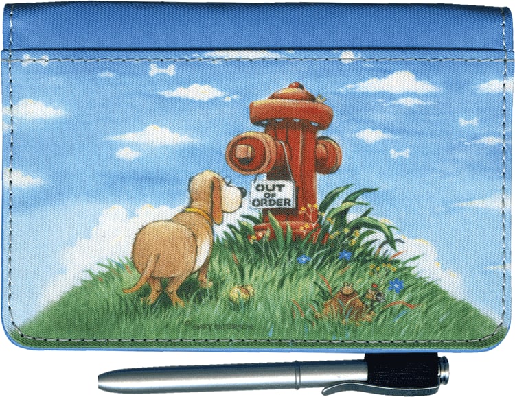 Gary Patterson Dogs Debit Wallet - click to view larger image