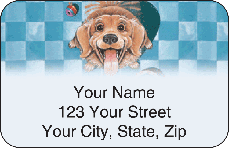 gary patterson dogs address labels - click to preview