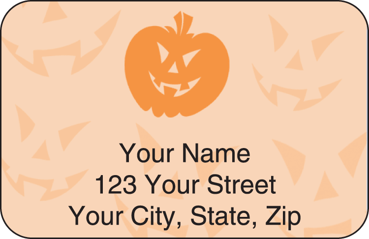 halloween address labels - click to preview