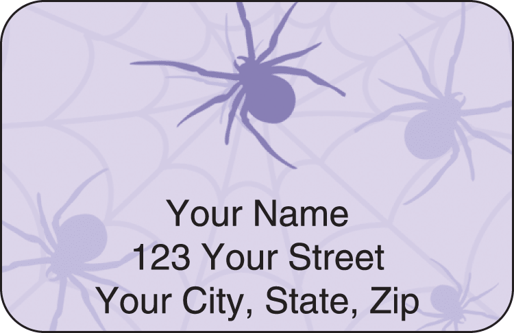 halloween address labels - click to preview