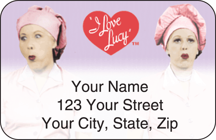 I Love Lucy&#8482 Address Labels - click to view larger image