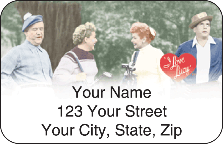 i love lucy&#8482 address labels - click to preview