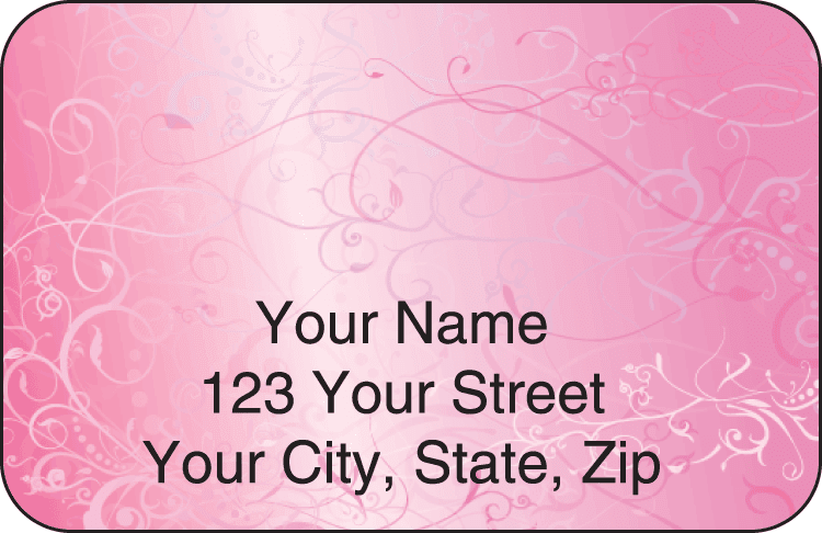 ivy address labels - click to preview