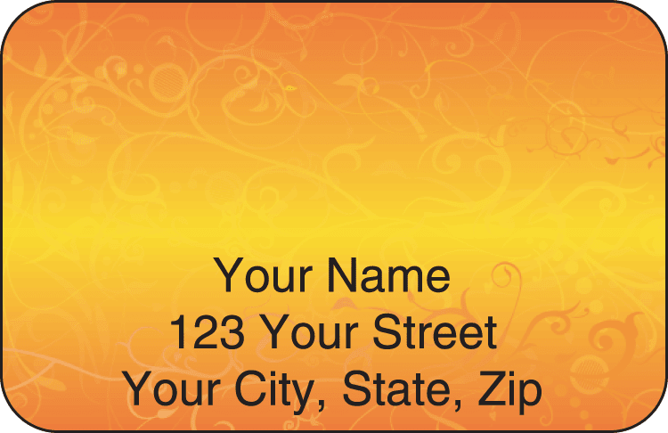 ivy address labels - click to preview