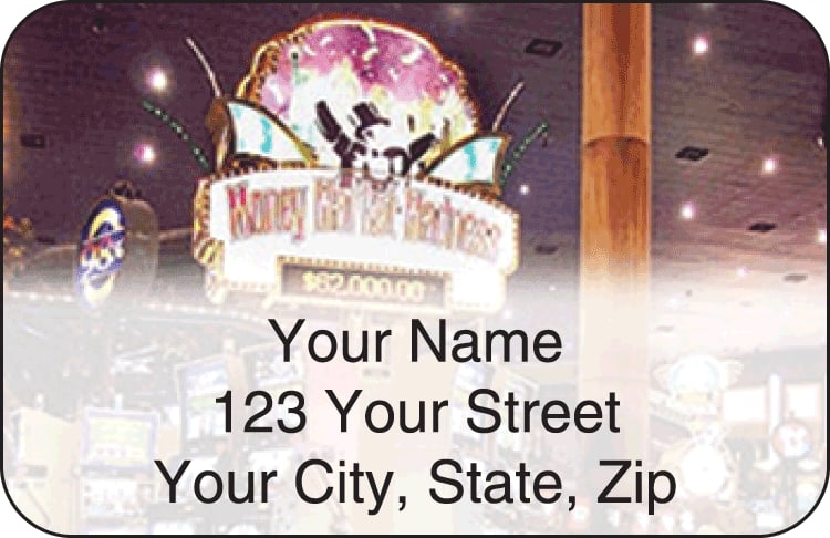 las vegas address labels - click to preview