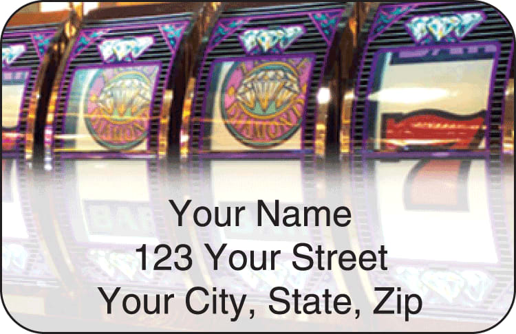 las vegas address labels - click to preview