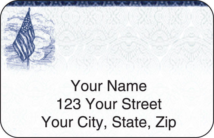Liberty Address Labels - click to view larger image