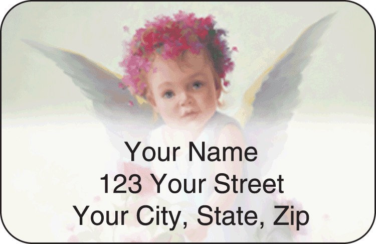 li'l angels address labels - click to preview