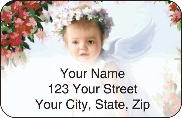 li'l angels address labels - click to preview