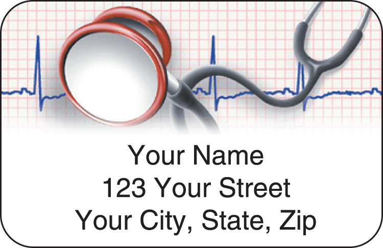 medical address labels - click to preview