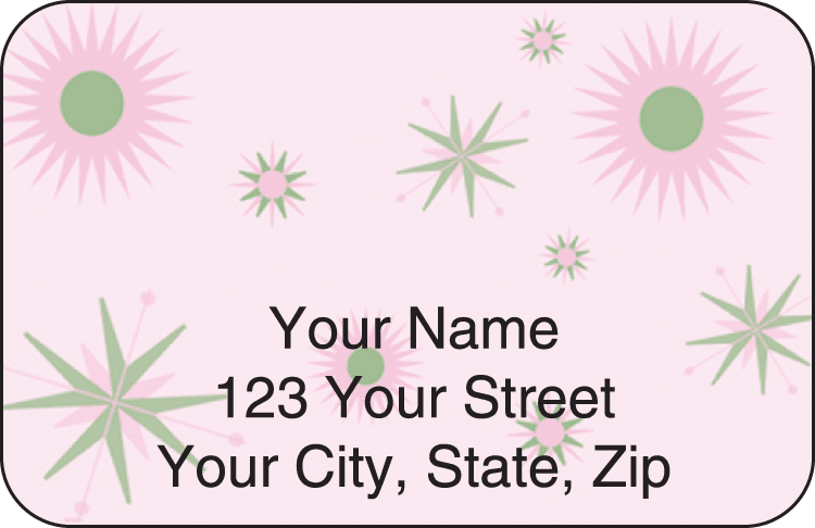 Enlarged view of mod address labels