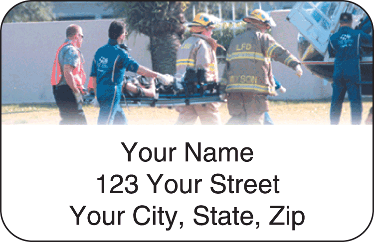 Paramedic Address Labels - click to view larger image