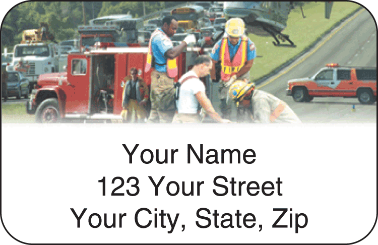 paramedic address labels - click to preview