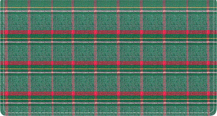 Pay It With Plaid Fabric Checkbook Cover - click to view larger image