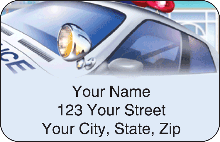 police address labels - click to preview