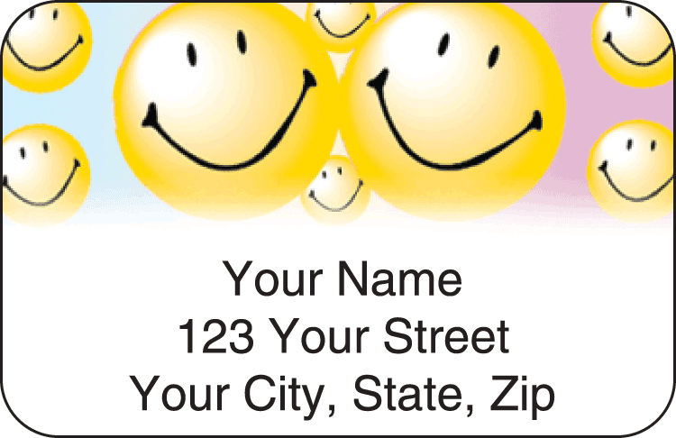 retro address labels - click to preview