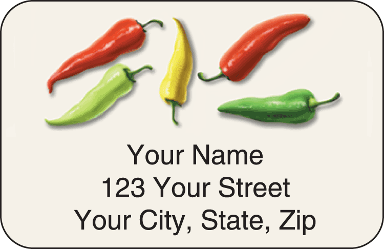 salsa address labels - click to preview