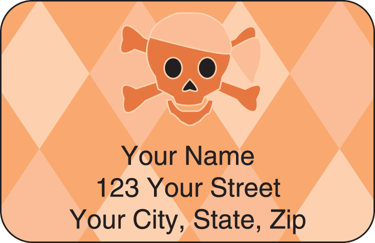 skullies address labels - click to preview