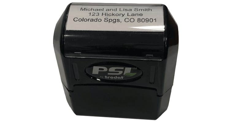 Small Pre-Inked Address Stamper