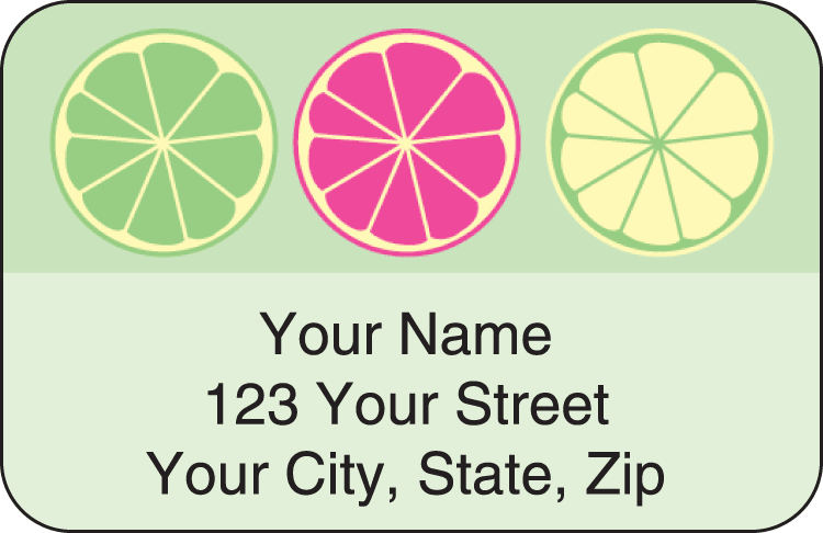 Summer Sweets Address Labels - click to view larger image