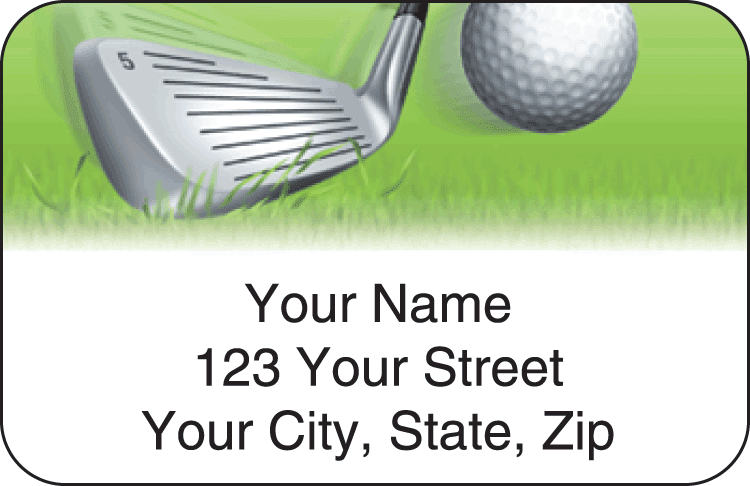 tee to green address labels - click to preview