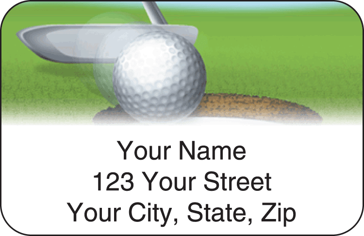 tee to green address labels - click to preview