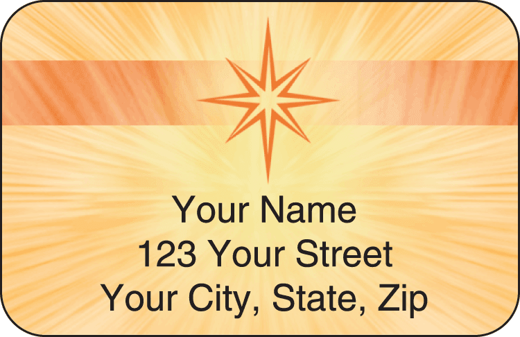 Enlarged view of thy name address labels