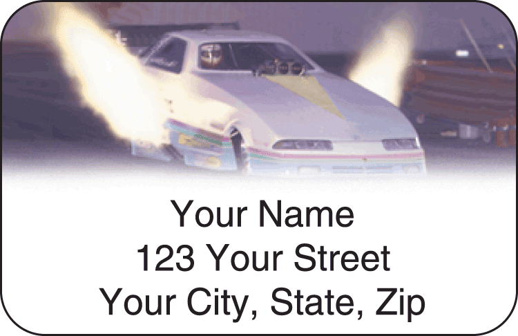 top fuel address labels - click to preview