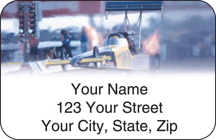 top fuel address labels - click to preview