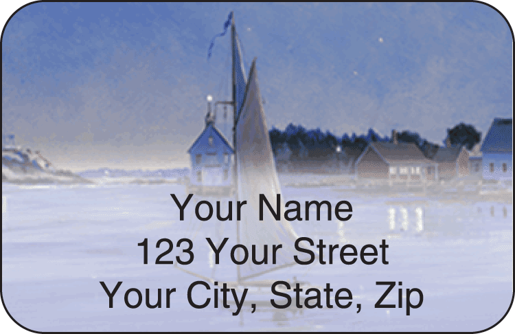 Water's Edge Address Labels - click to view larger image