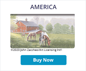 America Leather Checkbook Cover