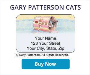 Gary Patterson Cats Address Labels