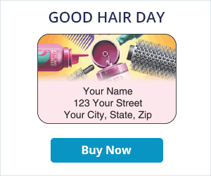 Good Hair Day Address Labels