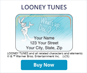 Looney Tunes Address Labels