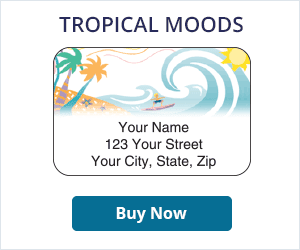 Tropical Moods Address Labels