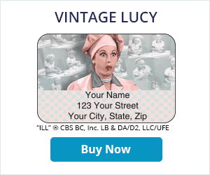 Vintage Lucy Address Labels