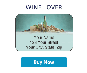 Wine Lover Address Labels