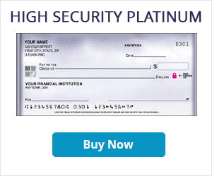 High Security Platinum Checks