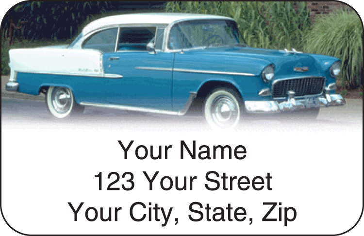 50s Chevy Address Labels