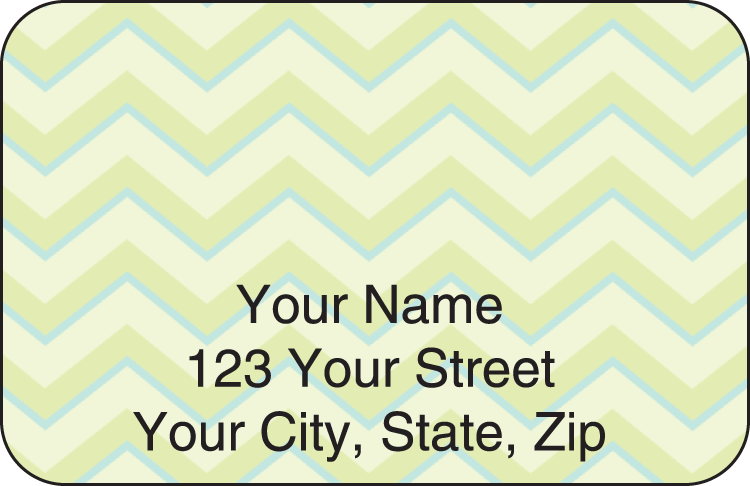 Chevron Address Labels