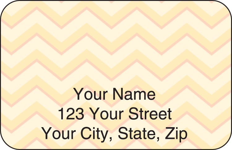 Chevron Address Labels