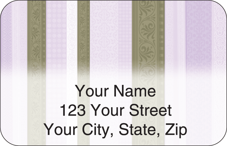 Chocolate Decor Address Labels