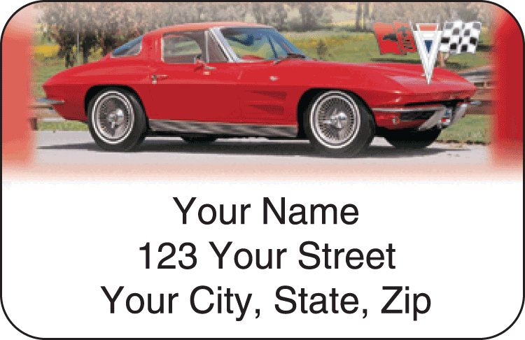 Corvette History Address Labels